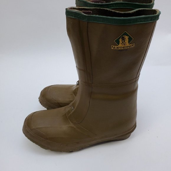 Northerner Shoes Vintage Northerner Mens Zipper Rubber Waterproof Pac Boots Union Made In